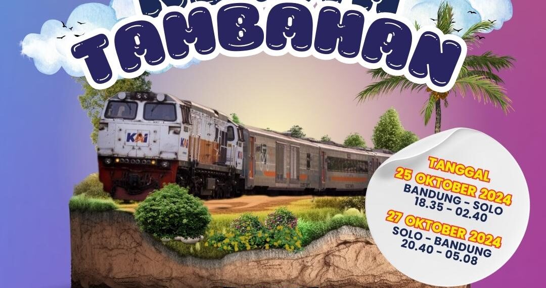 PT KAI Daop 2 Jalankan Kereta Tambahan Bandung – Solobalapan Malam