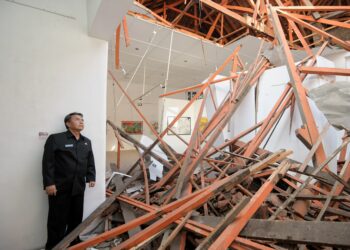 Atap Gedung GPK Roboh, Sekda Jabar : Segera Lakukan Perbaikan dan Tangani Korban Luka