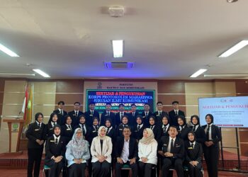 Bangun Sinergi, Prodi Ilmu Komunikasi FDK UIN Bandung Lantik KPMJ Angkatan Ke-7