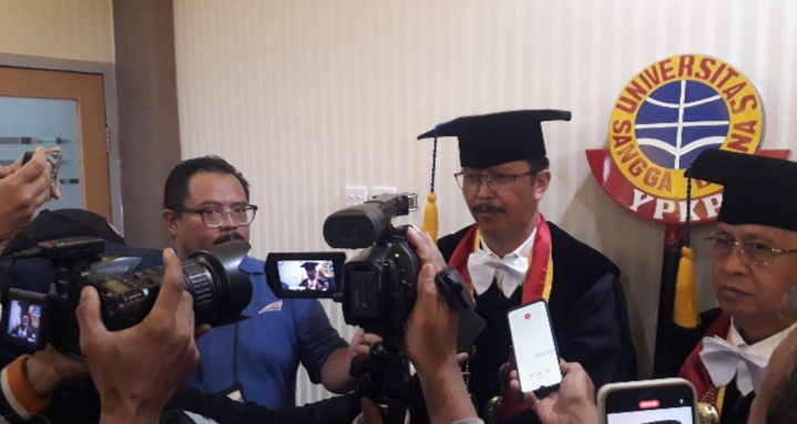 Rektor Universitas Sangga Buana (USB) YPKP Bandung, DR. Didin Saepudin SE. M.Si,