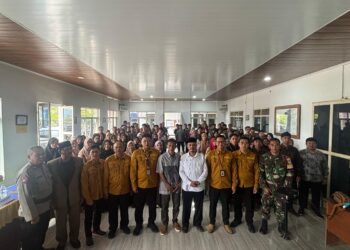 100 Anggota PTPS Se-Kecamatan Panumbangan Resmi Dilantik, Ini Pesan Ketua Bawaslu Ciamis
