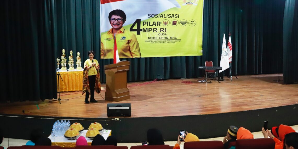 Nurul Arifin Akui Sosialisasi 4 Pilar Kebangsaan Selalu Menarik Karena Up To Date