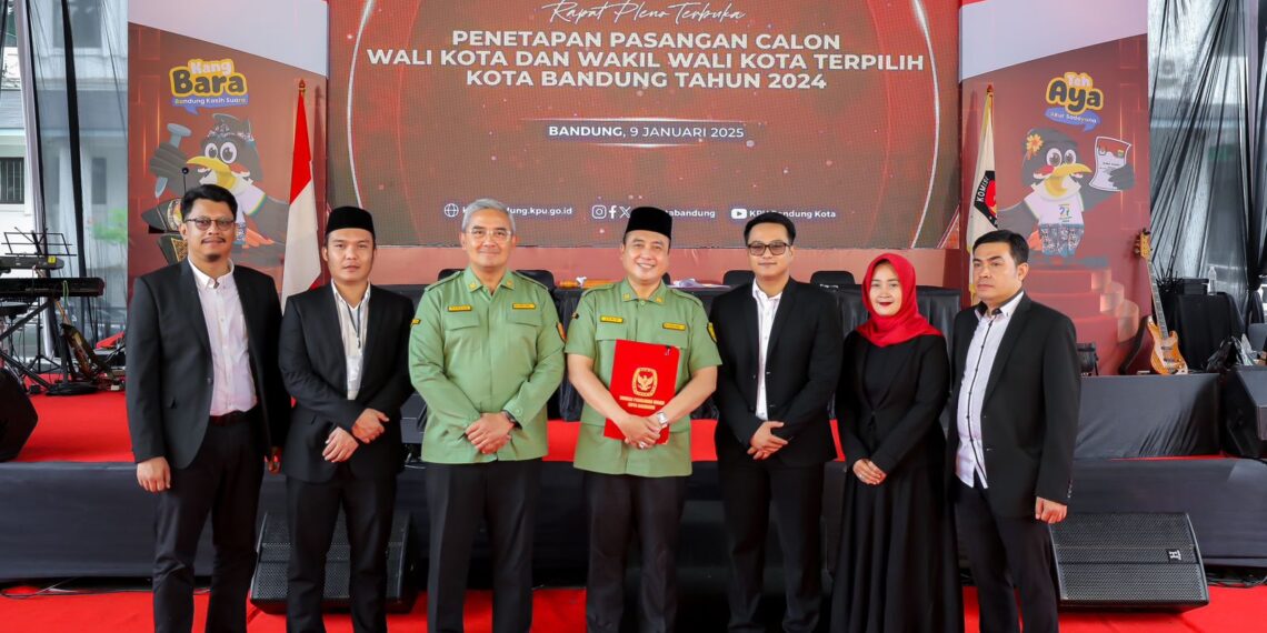 Sah! Farhan dan Erwin Jadi Walkot dan Wawalkot Bandung Terpilih Periode 2025-2030