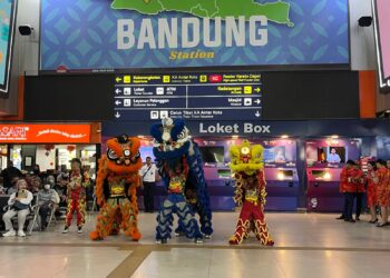 Gong Xi Fa Cai, Imlek di Stasiun Bandung dengan Beragam Kegiatan Seru