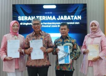 Serah Terima Jabatan Di Dinas Pemberdayaan Masyarakat dan Desa Provinsi Jawa Barat