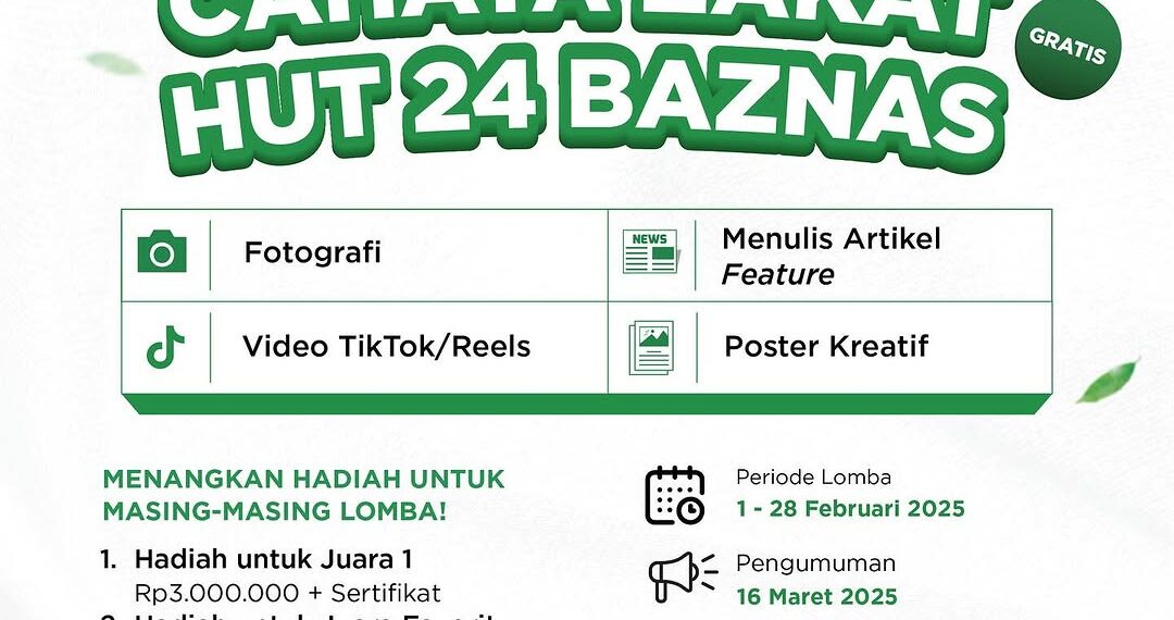 Semarak Lomba HUT Ke 24 BAZNAS