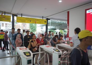 KAI Commuter Ikuti Apel Gelar Pasukan Operasi Angkutan Lebaran 2025 Oleh KAI Group