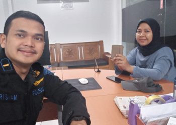 Pelanggan KA Pangandaran Berikan Apresiasi kepada Polsuska Daop 2 Bandung