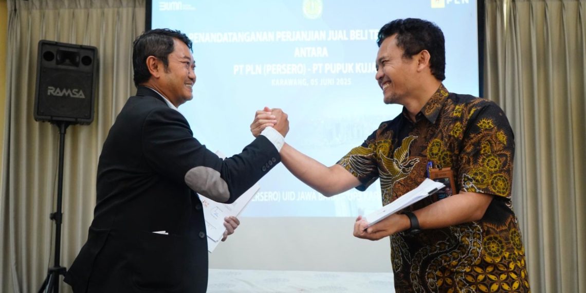 PLN–Pupuk Kujang Teken Perjanjian Tambah Daya 30 MVA, Dukung Green Ammonia