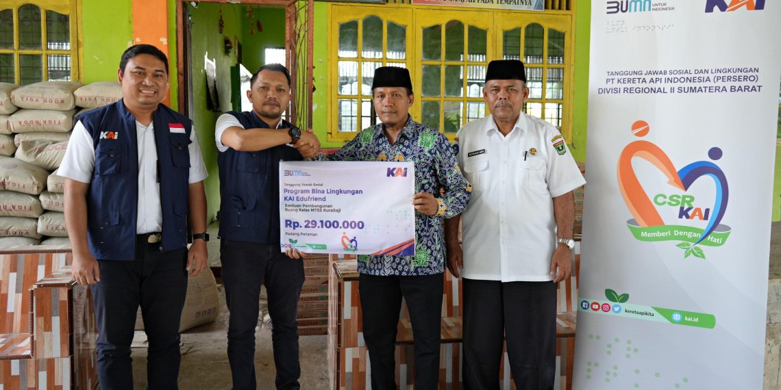 Rp 350 Juta untuk Rakyat: Langkah Sosial KAI Divre II di Ranah Minang