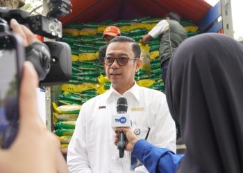 Pemimpin Wilayah BULOG Jabar, Mohamad Alexander, memastikan beras dari BULOG memenuhi standar mutu, tidak dioplos, dan aman untuk dikonsumsi.