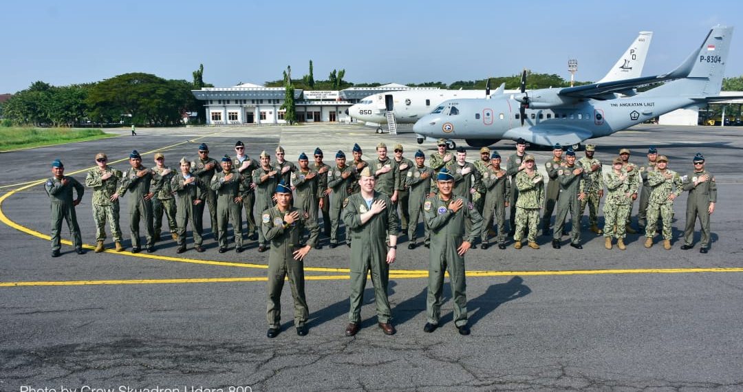 CN235 PTDI Tampil di Latma CARAT 2025 Bersama AS