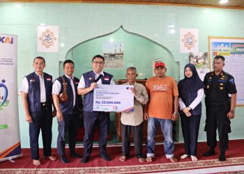 KAI Divre II Sumbar Kembali Kucurkan Dana Bantuan TJSL di Kota Padang