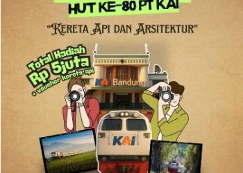 HUT ke-80 KAI, Lomba Foto Kereta dan Arsitektur Digelar di Bandung