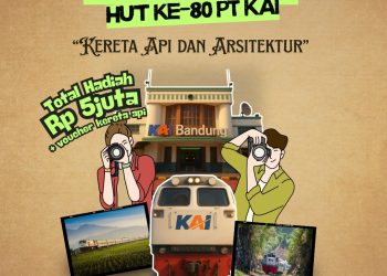 HUT ke-80 KAI, Lomba Foto Kereta dan Arsitektur Digelar di Bandung