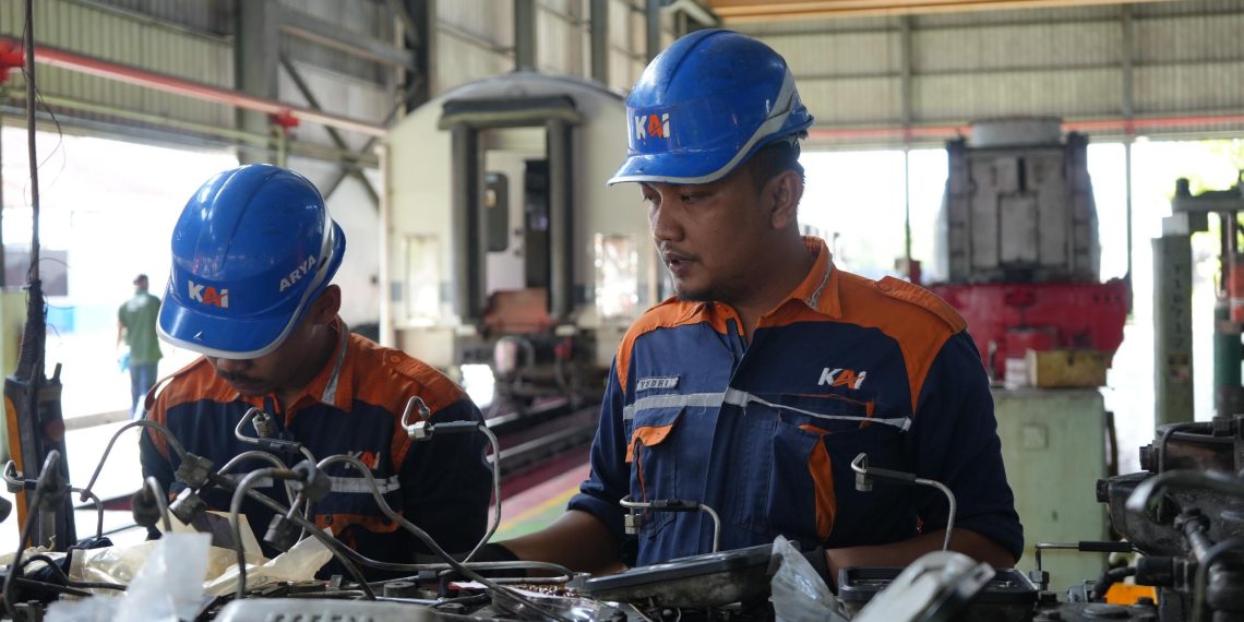 KAI Divre II Sumbar Perkuat Keandalan Sarana Lewat Perawatan Berkala