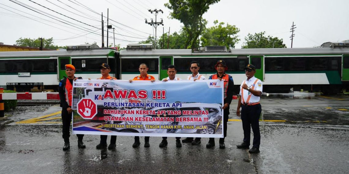 KAI Perkuat Mitigasi Risiko di Perlintasan Sebidang Sumbar