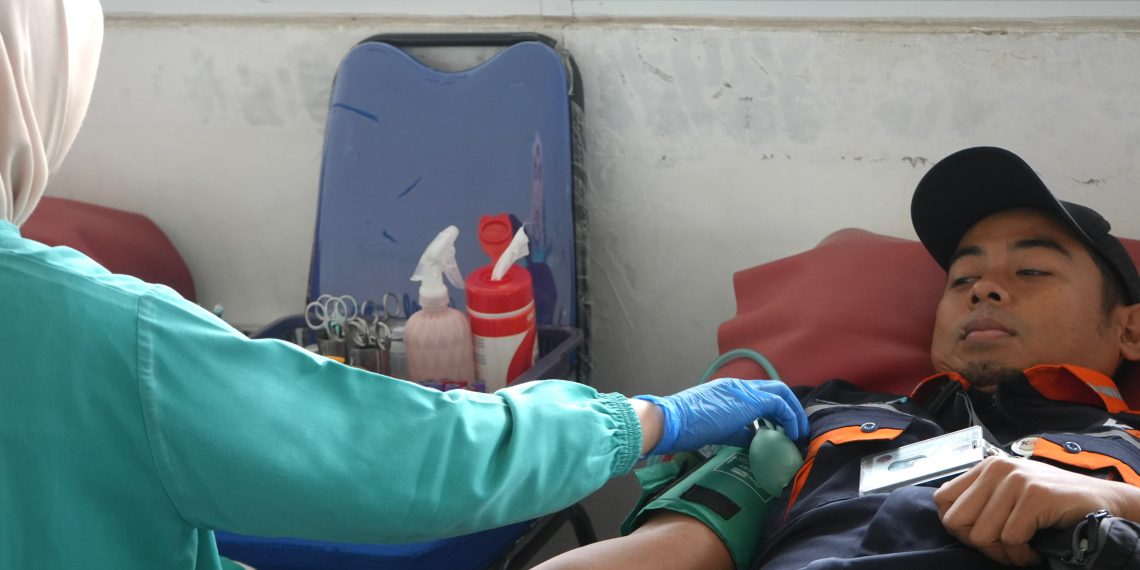 Aksi Humanis KAI Divre II Sumbar di Padang, Donor Darah Disambut Antusias