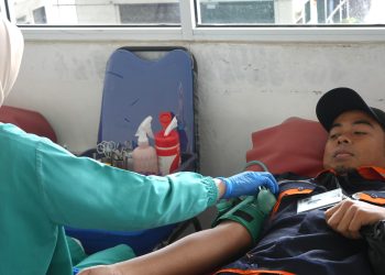 Aksi Humanis KAI Divre II Sumbar di Padang, Donor Darah Disambut Antusias